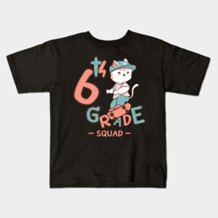 6th grade cat Kids T-Shirt